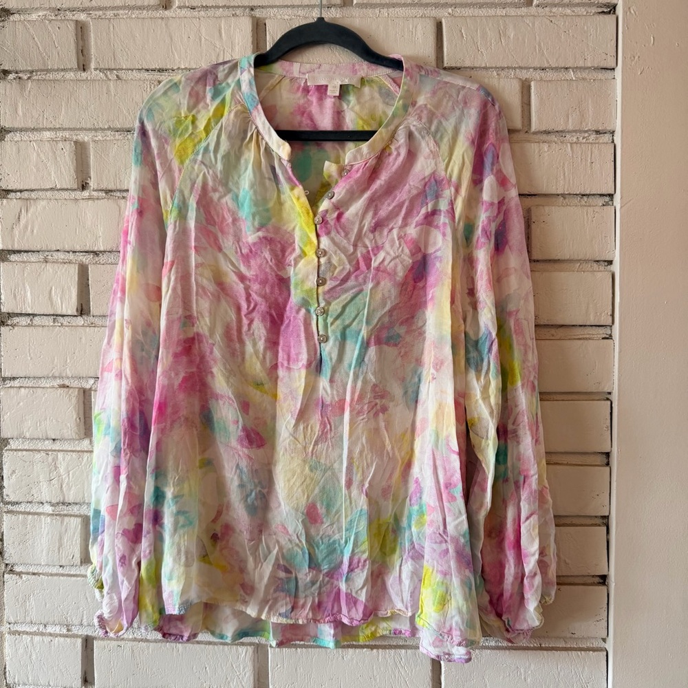 Adyson Parker Watercolor Blouse - Picture 4 of 5